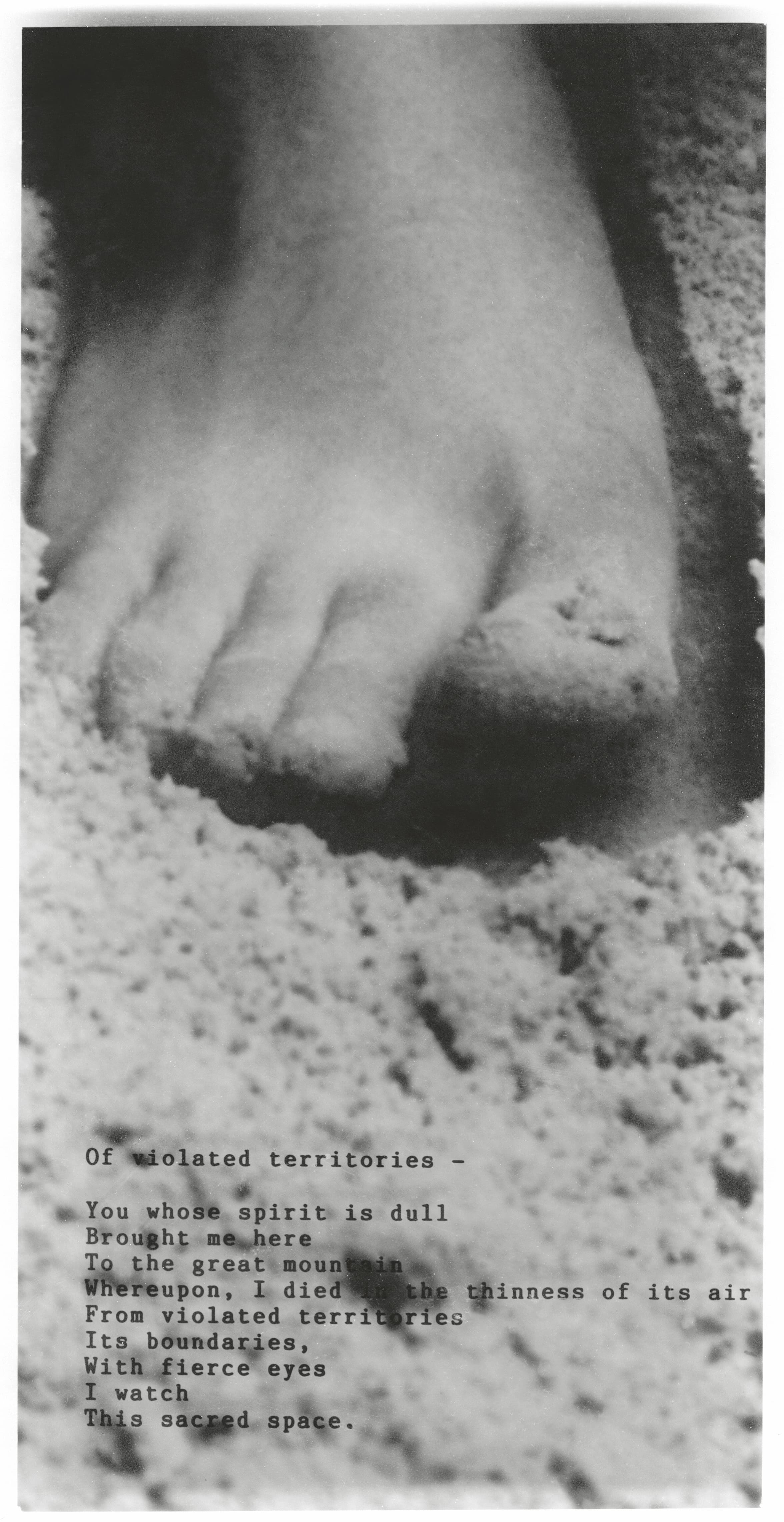 Sacred Space (a series of 10 photographs), 1988–1990 image 1