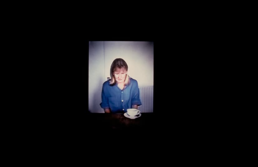 Untitled (Woman in blue weeping)