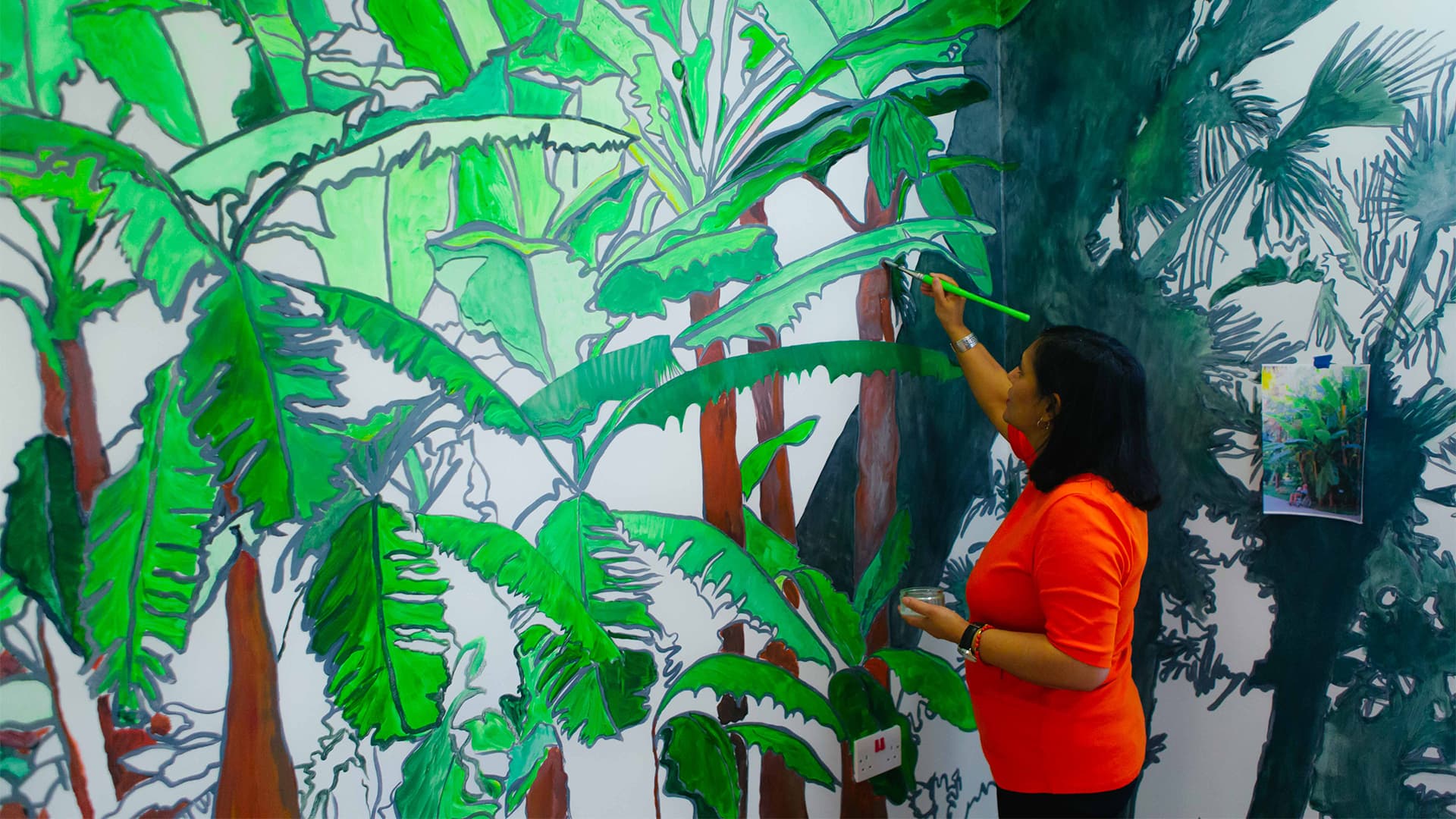 Sutapa Biswas, Women’s Lounge, Garnet Ward, Whittington Hospital, Camden and Islington NHS Foundation Trust image 1